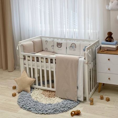 MSonya Komplet pościeli dla niemowląt Art Design, Hello Bear